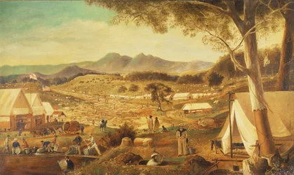 Goldgräberei, Ararat, 1853